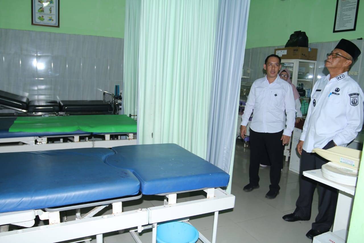 Wakil Bupati H. Yus Derahman Sidak Tiga Puskesmas di Bangka Barat